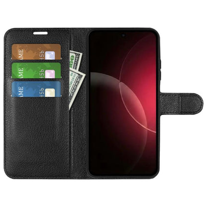 Litchi Texture Horizontal Flip Leather Phone Case with Holder, For Xiaomi 18 Pro Max 5G, For Xiaomi 18 Pro 5G, For Redmi Note 17 Pro 5G Global 163mm, For Xiaomi 17T Pro  5G, For Xiaomi 17T 5G, For Xiaomi 17 Ultra, For Redmi Note 15 Pro 4G Global 163.2m...