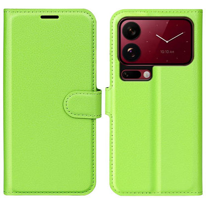 Litchi Texture Horizontal Flip Leather Phone Case with Holder, For Xiaomi 18 Pro Max 5G, For Xiaomi 18 Pro 5G, For Redmi Note 17 Pro 5G Global 163mm, For Xiaomi 17T Pro  5G, For Xiaomi 17T 5G, For Xiaomi 17 Ultra, For Redmi Note 15 Pro 4G Global 163.2m...
