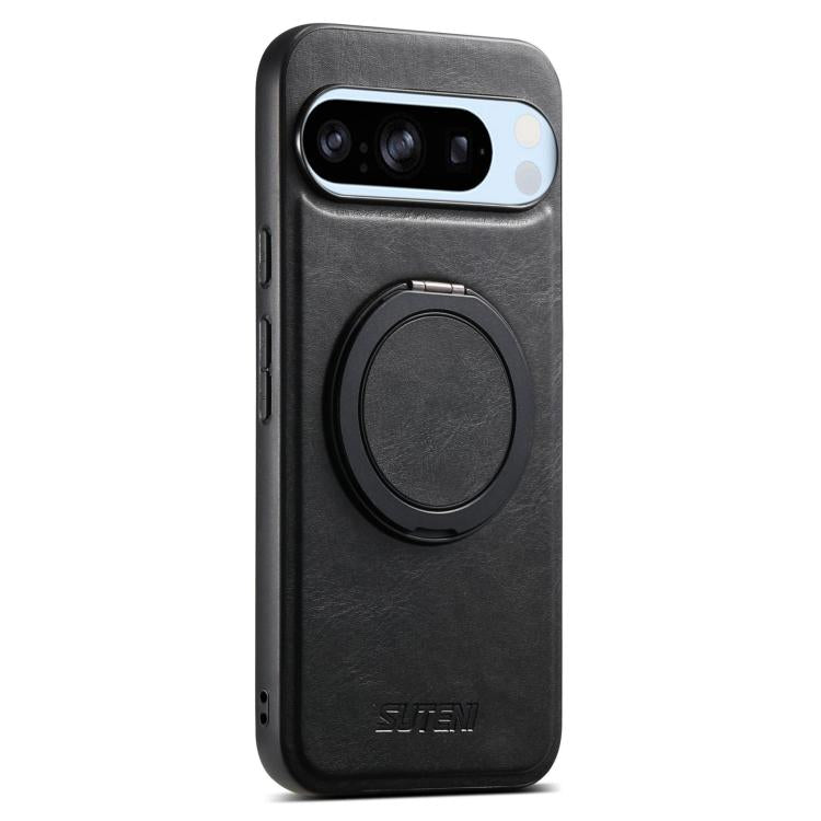 Suteni G3 Oil Wax 360 Rotation Holder MagSafe Back Phone Case, For Google Pixel 11 Pro XL, For Google Pixel 11, For Google Pixel 11 Pro, For Google Pixel 10 Pro XL, For Google Pixel 10 Pro, For Google Pixel 10, For Google Pixel 9 Pro XL                ...