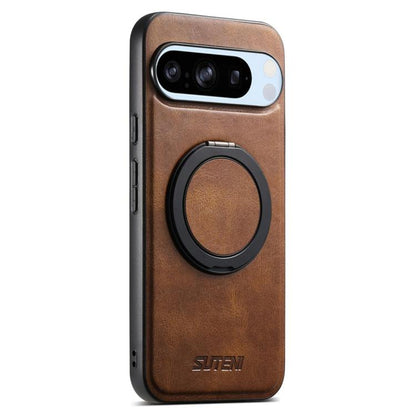 Suteni G3 Oil Wax 360 Rotation Holder MagSafe Back Phone Case, For Google Pixel 11 Pro XL, For Google Pixel 11, For Google Pixel 11 Pro, For Google Pixel 10 Pro XL, For Google Pixel 10 Pro, For Google Pixel 10, For Google Pixel 9 Pro XL                ...