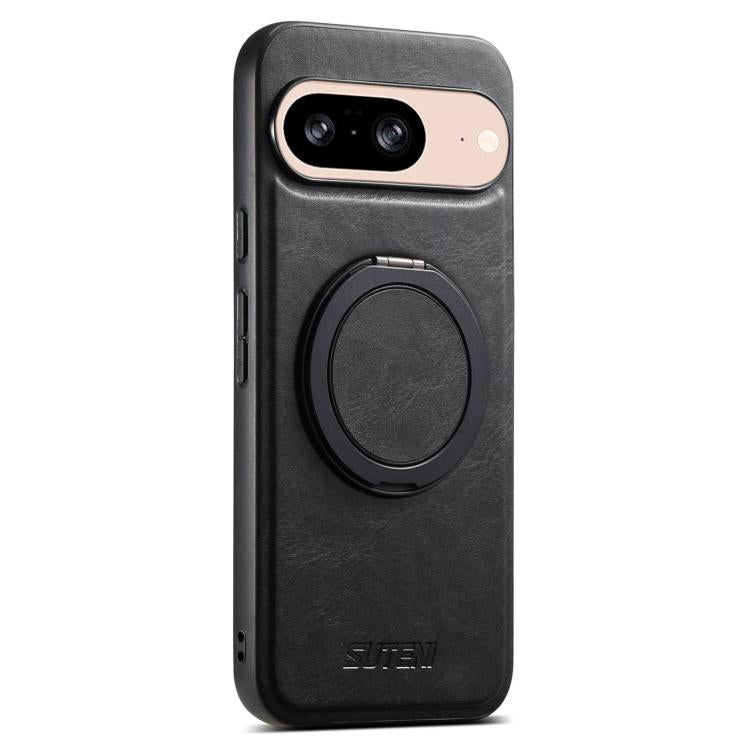 Suteni G3 Oil Wax 360 Rotation Holder MagSafe Back Phone Case, For Google Pixel 11 Pro XL, For Google Pixel 11, For Google Pixel 11 Pro, For Google Pixel 10 Pro XL, For Google Pixel 10 Pro, For Google Pixel 10, For Google Pixel 9 Pro XL                ...