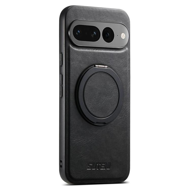 Suteni G3 Oil Wax 360 Rotation Holder MagSafe Back Phone Case, For Google Pixel 11 Pro XL, For Google Pixel 11, For Google Pixel 11 Pro, For Google Pixel 10 Pro XL, For Google Pixel 10 Pro, For Google Pixel 10, For Google Pixel 9 Pro XL                ...