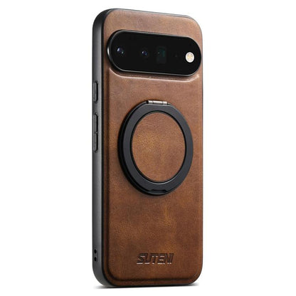 Suteni G3 Oil Wax 360 Rotation Holder MagSafe Back Phone Case, For Google Pixel 11 Pro XL, For Google Pixel 11, For Google Pixel 11 Pro, For Google Pixel 10 Pro XL, For Google Pixel 10 Pro, For Google Pixel 10, For Google Pixel 9 Pro XL                ...