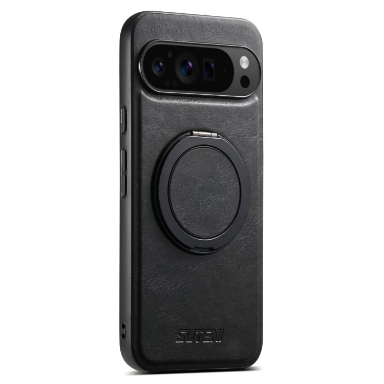Suteni G3 Oil Wax 360 Rotation Holder MagSafe Back Phone Case, For Google Pixel 11 Pro XL, For Google Pixel 11, For Google Pixel 11 Pro, For Google Pixel 10 Pro XL, For Google Pixel 10 Pro, For Google Pixel 10, For Google Pixel 9 Pro XL                ...