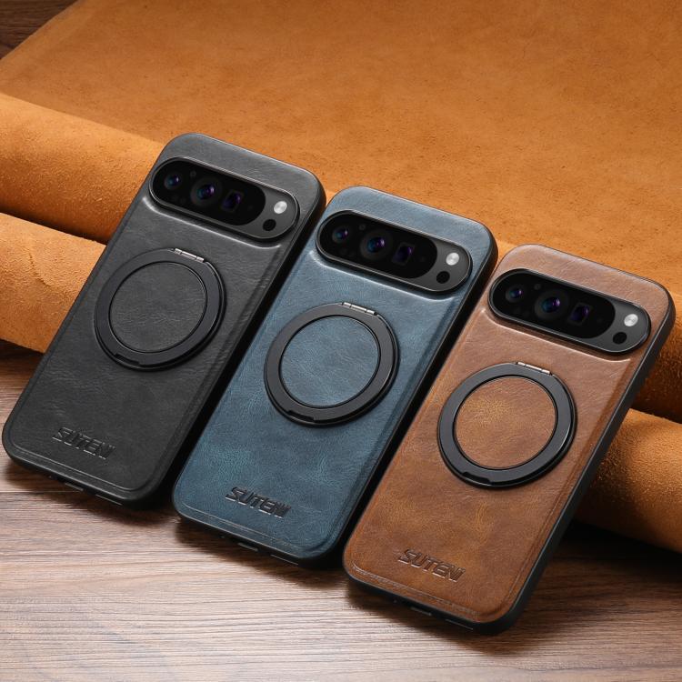 Suteni G3 Oil Wax 360 Rotation Holder MagSafe Back Phone Case, For Google Pixel 11 Pro XL, For Google Pixel 11, For Google Pixel 11 Pro, For Google Pixel 10 Pro XL, For Google Pixel 10 Pro, For Google Pixel 10, For Google Pixel 9 Pro XL                ...