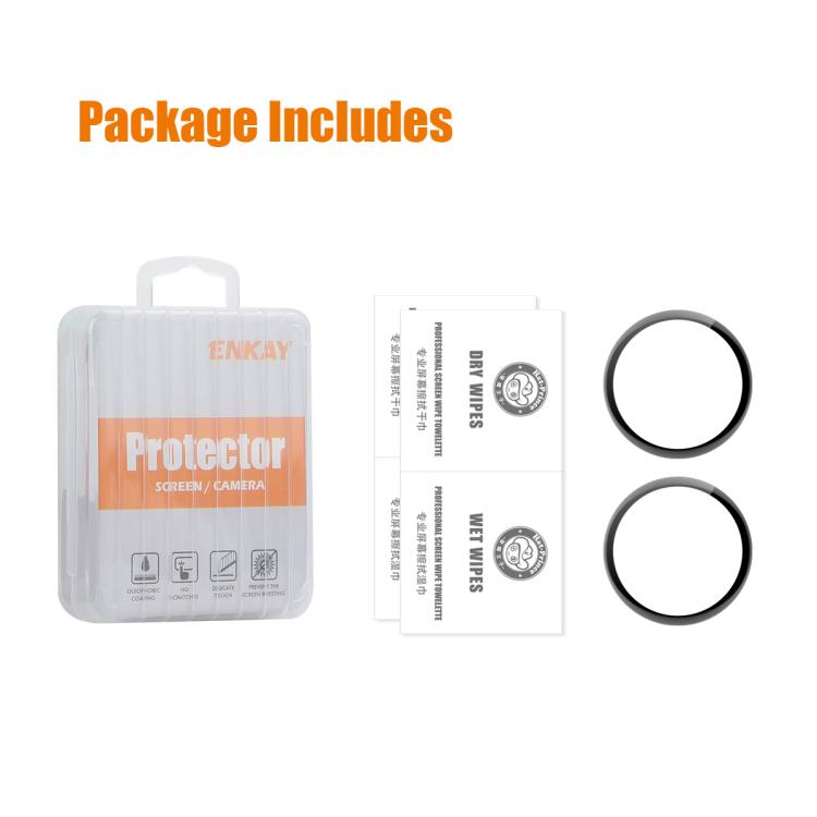 2pcs ENKAY 3D Full Coverage Soft PC Edge PMMA HD Screen Film