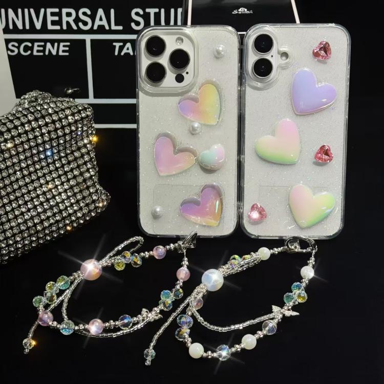 Heidi Pearl Woven Bow Mobile Phone Chain