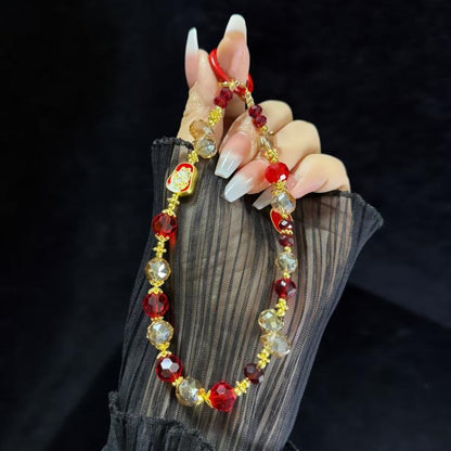 Lucky Cat Lucky Bag Blessing Blessing Word Mobile Phone Chain