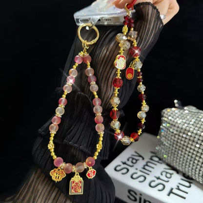 Lucky Cat Lucky Bag Blessing Blessing Word Mobile Phone Chain