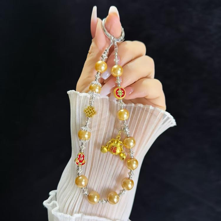 Good Luck Comes To The God Of Wealth Auspicious Phone Chain