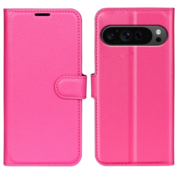 Litchi Texture Horizontal Flip Leather Phone Case with Holder, For Google Pixel 11 Pro XL, For Google Pixel 11 / 11 Pro, For Google Pixel 10 Pro XL, For Google Pixel 10 / 10 Pro, For Google Pixel 9a, For Google Pixel 9 Pro XL, For Google Pixel 9 / 9 Pro
