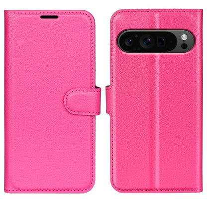 Litchi Texture Horizontal Flip Leather Phone Case with Holder, For Google Pixel 11 Pro XL, For Google Pixel 11 / 11 Pro, For Google Pixel 10 Pro XL, For Google Pixel 10 / 10 Pro, For Google Pixel 9a, For Google Pixel 9 Pro XL, For Google Pixel 9 / 9 Pro