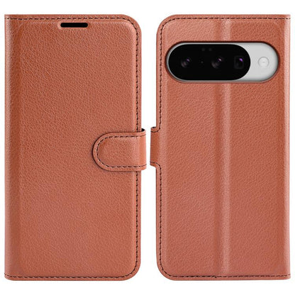 Litchi Texture Horizontal Flip Leather Phone Case with Holder, For Google Pixel 11 Pro XL, For Google Pixel 11 / 11 Pro, For Google Pixel 10 Pro XL, For Google Pixel 10 / 10 Pro, For Google Pixel 9a, For Google Pixel 9 Pro XL, For Google Pixel 9 / 9 Pro