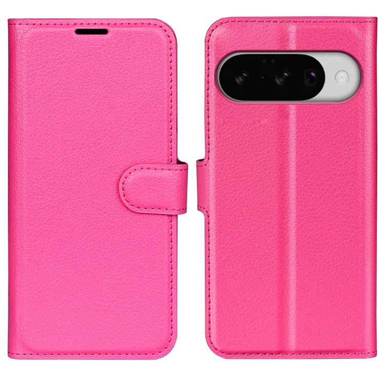 Litchi Texture Horizontal Flip Leather Phone Case with Holder, For Google Pixel 11 Pro XL, For Google Pixel 11 / 11 Pro, For Google Pixel 10 Pro XL, For Google Pixel 10 / 10 Pro, For Google Pixel 9a, For Google Pixel 9 Pro XL, For Google Pixel 9 / 9 Pro
