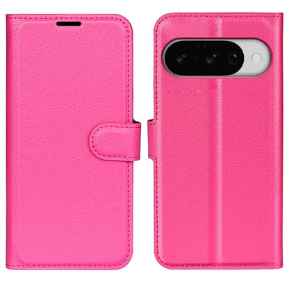 Litchi Texture Horizontal Flip Leather Phone Case with Holder, For Google Pixel 11 Pro XL, For Google Pixel 11 / 11 Pro, For Google Pixel 10 Pro XL, For Google Pixel 10 / 10 Pro, For Google Pixel 9a, For Google Pixel 9 Pro XL, For Google Pixel 9 / 9 Pro