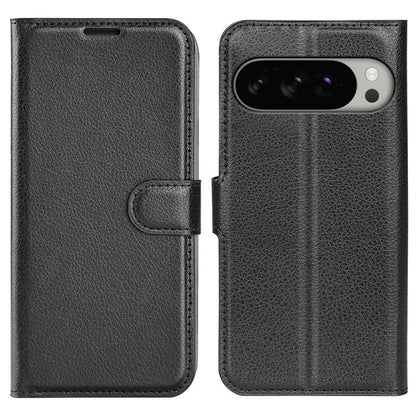Litchi Texture Horizontal Flip Leather Phone Case with Holder, For Google Pixel 11 Pro XL, For Google Pixel 11 / 11 Pro, For Google Pixel 10 Pro XL, For Google Pixel 10 / 10 Pro, For Google Pixel 9a, For Google Pixel 9 Pro XL, For Google Pixel 9 / 9 Pro