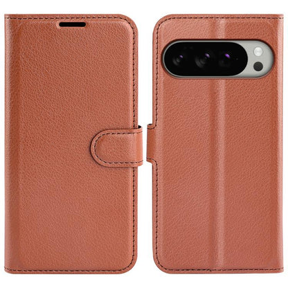 Litchi Texture Horizontal Flip Leather Phone Case with Holder, For Google Pixel 11 Pro XL, For Google Pixel 11 / 11 Pro, For Google Pixel 10 Pro XL, For Google Pixel 10 / 10 Pro, For Google Pixel 9a, For Google Pixel 9 Pro XL, For Google Pixel 9 / 9 Pro
