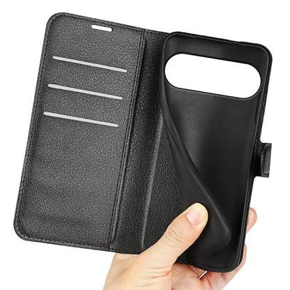 Litchi Texture Horizontal Flip Leather Phone Case with Holder, For Google Pixel 11 Pro XL, For Google Pixel 11 / 11 Pro, For Google Pixel 10 Pro XL, For Google Pixel 10 / 10 Pro, For Google Pixel 9a, For Google Pixel 9 Pro XL, For Google Pixel 9 / 9 Pro