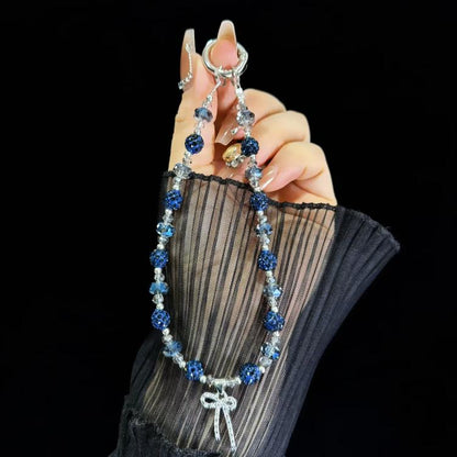 Colored Clay Bow Fashion Phone Chain