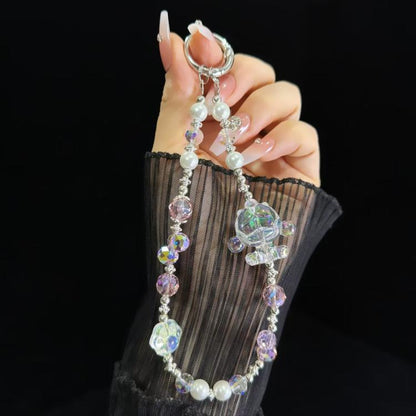 Cartoon Tide Baby Crystal Mobile Phone Chain