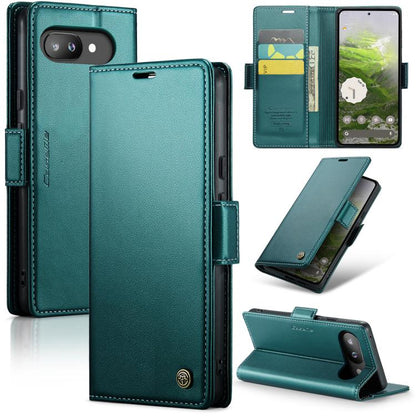 CaseMe 023 Butterfly Buckle Litchi Texture RFID Anti-theft Leather Phone Case, For Google Pixel 11 Pro XL, For Google Pixel 11 / 11 Pro, For Google Pixel 10a, For Google Pixel 9a