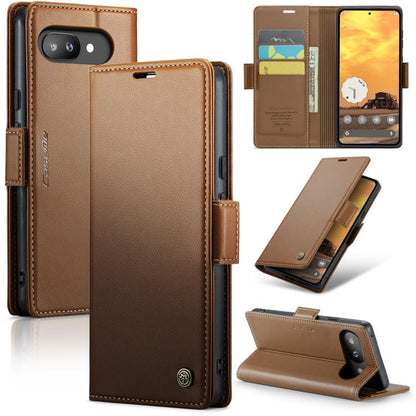 CaseMe 023 Butterfly Buckle Litchi Texture RFID Anti-theft Leather Phone Case, For Google Pixel 11 Pro XL, For Google Pixel 11 / 11 Pro, For Google Pixel 10a, For Google Pixel 9a