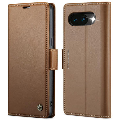 CaseMe 023 Butterfly Buckle Litchi Texture RFID Anti-theft Leather Phone Case, For Google Pixel 11 Pro XL, For Google Pixel 11 / 11 Pro, For Google Pixel 10a, For Google Pixel 9a