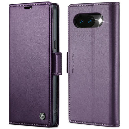CaseMe 023 Butterfly Buckle Litchi Texture RFID Anti-theft Leather Phone Case, For Google Pixel 11 Pro XL, For Google Pixel 11 / 11 Pro, For Google Pixel 10a, For Google Pixel 9a