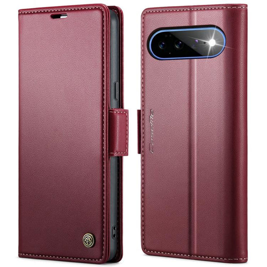 CaseMe 023 Butterfly Buckle Litchi Texture RFID Anti-theft Leather Phone Case, For Google Pixel 11 Pro XL, For Google Pixel 11 / 11 Pro, For Google Pixel 10a, For Google Pixel 9a