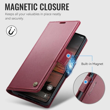CaseMe 023 Butterfly Buckle Litchi Texture RFID Anti-theft Leather Phone Case, For Google Pixel 11 Pro XL, For Google Pixel 11 / 11 Pro, For Google Pixel 10a, For Google Pixel 9a