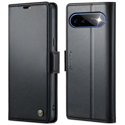 CaseMe 023 Butterfly Buckle Litchi Texture RFID Anti-theft Leather Phone Case, For Google Pixel 11 Pro XL, For Google Pixel 11 / 11 Pro, For Google Pixel 10a, For Google Pixel 9a