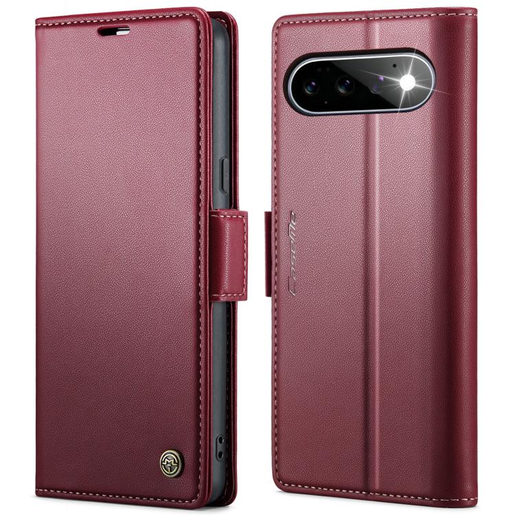 CaseMe 023 Butterfly Buckle Litchi Texture RFID Anti-theft Leather Phone Case, For Google Pixel 11 Pro XL, For Google Pixel 11 / 11 Pro, For Google Pixel 10a, For Google Pixel 9a
