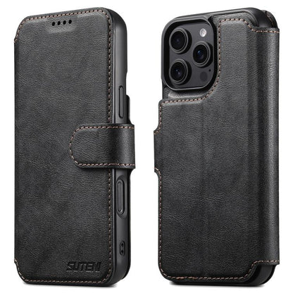 Suteni Q05 2-in-1 Multi-function Detachable Wallet MagSafe Phone Case, For iPhone 17 Pro Max, For iPhone 17 Pro, For iPhone 17, For iPhone Air, For iPhone 16 Pro Max, For iPhone 16 Pro, For iPhone 16 Plus, For iPhone 16, For iPhone 15 Pro Max          ...