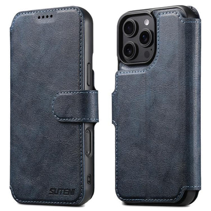 Suteni Q05 2-in-1 Multi-function Detachable Wallet MagSafe Phone Case, For iPhone 17 Pro Max, For iPhone 17 Pro, For iPhone 17, For iPhone Air, For iPhone 16 Pro Max, For iPhone 16 Pro, For iPhone 16 Plus, For iPhone 16, For iPhone 15 Pro Max          ...