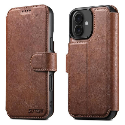 Suteni Q05 2-in-1 Multi-function Detachable Wallet MagSafe Phone Case
