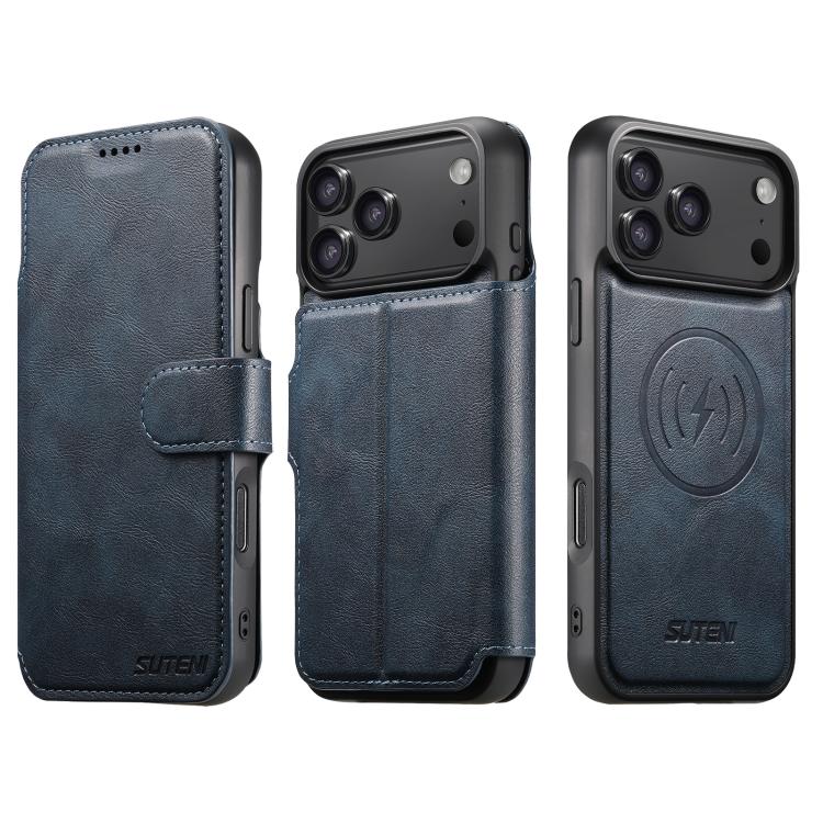 Suteni Q05 2-in-1 Multi-function Detachable Wallet MagSafe Phone Case, For iPhone 18, For iPhone 18 Pro, For iPhone 18 Pro Max, For iPhone 17 Pro Max, For iPhone 17 Pro, For iPhone 17, For iPhone 17 Air, For iPhone 16 Pro Max, For iPhone 16 Pro        ...