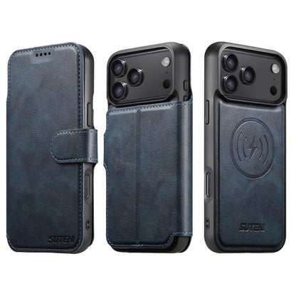 Suteni Q05 2-in-1 Multi-function Detachable Wallet MagSafe Phone Case, For iPhone 18, For iPhone 18 Pro, For iPhone 18 Pro Max, For iPhone 17 Pro Max, For iPhone 17 Pro, For iPhone 17, For iPhone 17 Air, For iPhone 16 Pro Max, For iPhone 16 Pro        ...