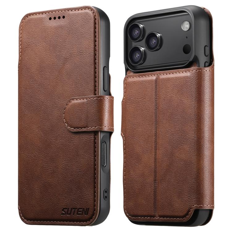 Suteni Q05 2-in-1 Multi-function Detachable Wallet MagSafe Phone Case, For iPhone 18, For iPhone 18 Pro, For iPhone 18 Pro Max, For iPhone 17 Pro Max, For iPhone 17 Pro, For iPhone 17, For iPhone 17 Air, For iPhone 16 Pro Max, For iPhone 16 Pro        ...