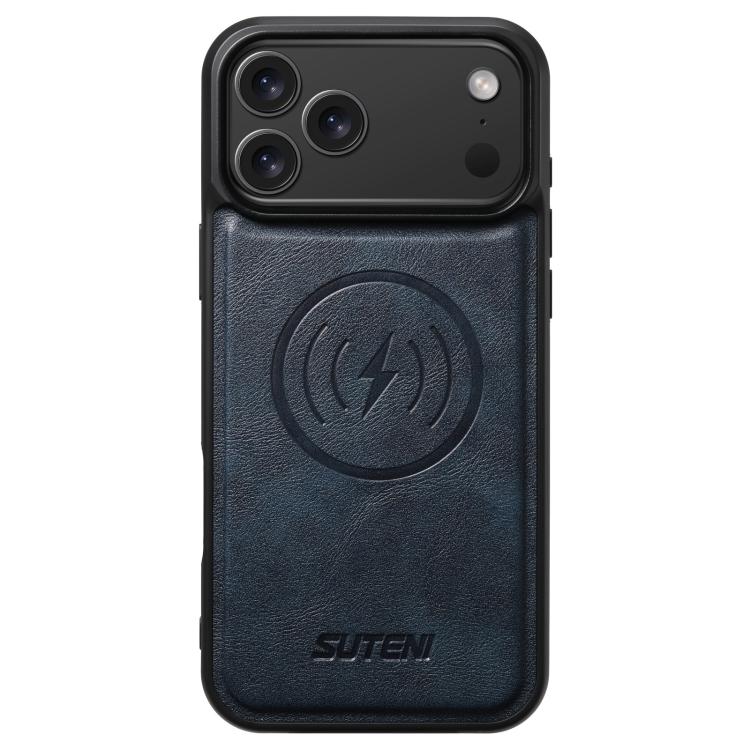 Suteni G5 Cowhide Leather MagSafe Magnetic Phone Case, For iPhone 18, For iPhone 18 Pro, For iPhone 18 Pro Max, For iPhone 17 Pro Max, For iPhone 17 Pro, For iPhone 17, For iPhone Air, For iPhone 16 Pro Max, For iPhone 16 Pro, For iPhone 16 Plus       ...