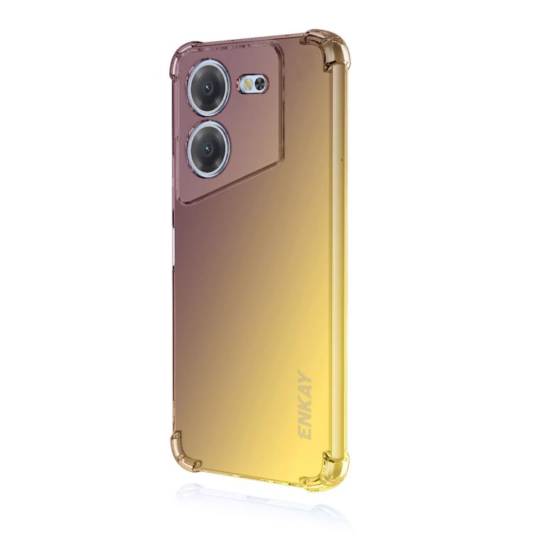 ENKAY Hat-Prince Gradient Airbag TPU Phone Case, For Tecno Spark 30 Pro 4G, For Tecno Spark 30 4G, For Tecno Spark 30C 4G, For Tecno Camon 30 Premier 5G, For Tecno Pova 6 5G, For Tecno Camon 30 4G, For Tecno Spark 20 Pro+ 4G, For Tecno Pova 5 4G       ...