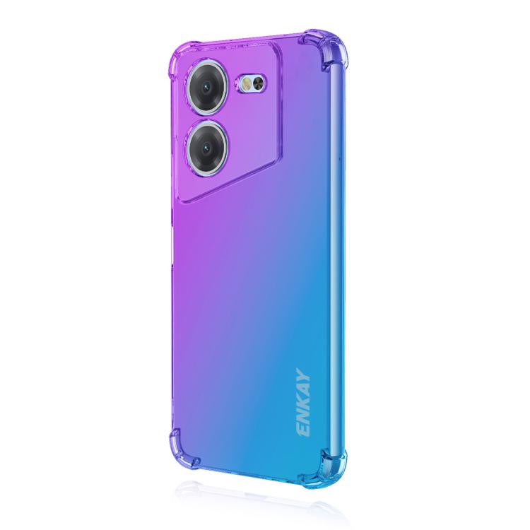 ENKAY Hat-Prince Gradient Airbag TPU Phone Case, For Tecno Spark 30 Pro 4G, For Tecno Spark 30 4G, For Tecno Spark 30C 4G, For Tecno Camon 30 Premier 5G, For Tecno Pova 6 5G, For Tecno Camon 30 4G, For Tecno Spark 20 Pro+ 4G, For Tecno Pova 5 4G       ...