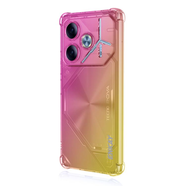 ENKAY Hat-Prince Gradient Airbag TPU Phone Case, For Tecno Spark 30 Pro 4G, For Tecno Spark 30 4G, For Tecno Spark 30C 4G, For Tecno Camon 30 Premier 5G, For Tecno Pova 6 5G, For Tecno Camon 30 4G, For Tecno Spark 20 Pro+ 4G, For Tecno Pova 5 4G       ...