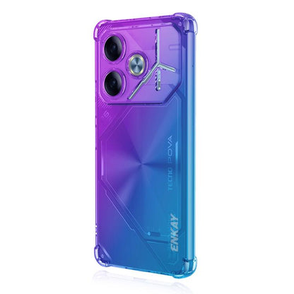 ENKAY Hat-Prince Gradient Airbag TPU Phone Case, For Tecno Spark 30 Pro 4G, For Tecno Spark 30 4G, For Tecno Spark 30C 4G, For Tecno Camon 30 Premier 5G, For Tecno Pova 6 5G, For Tecno Camon 30 4G, For Tecno Spark 20 Pro+ 4G, For Tecno Pova 5 4G       ...