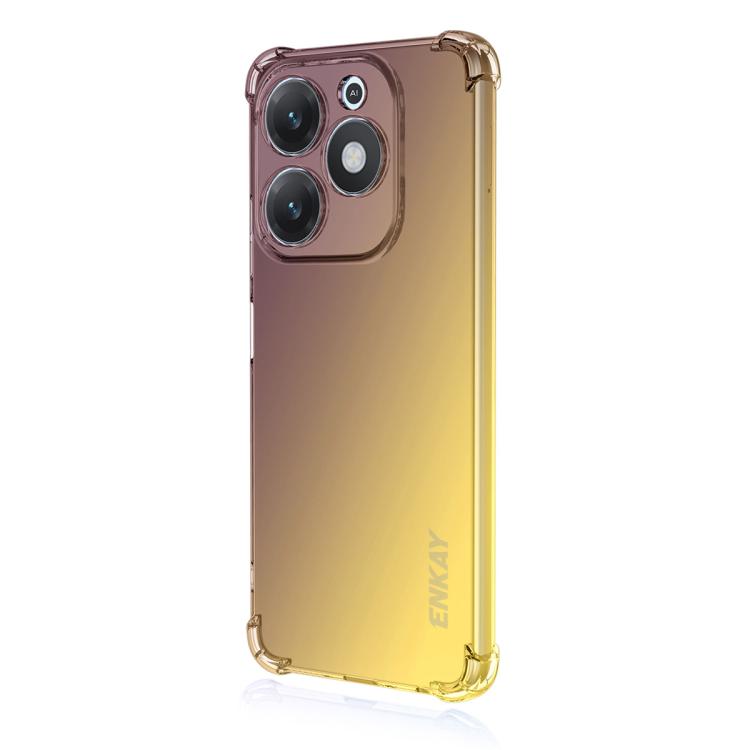 ENKAY Hat-Prince Gradient Airbag TPU Phone Case, For Tecno Spark 30 Pro 4G, For Tecno Spark 30 4G, For Tecno Spark 30C 4G, For Tecno Camon 30 Premier 5G, For Tecno Pova 6 5G, For Tecno Camon 30 4G, For Tecno Spark 20 Pro+ 4G, For Tecno Pova 5 4G       ...