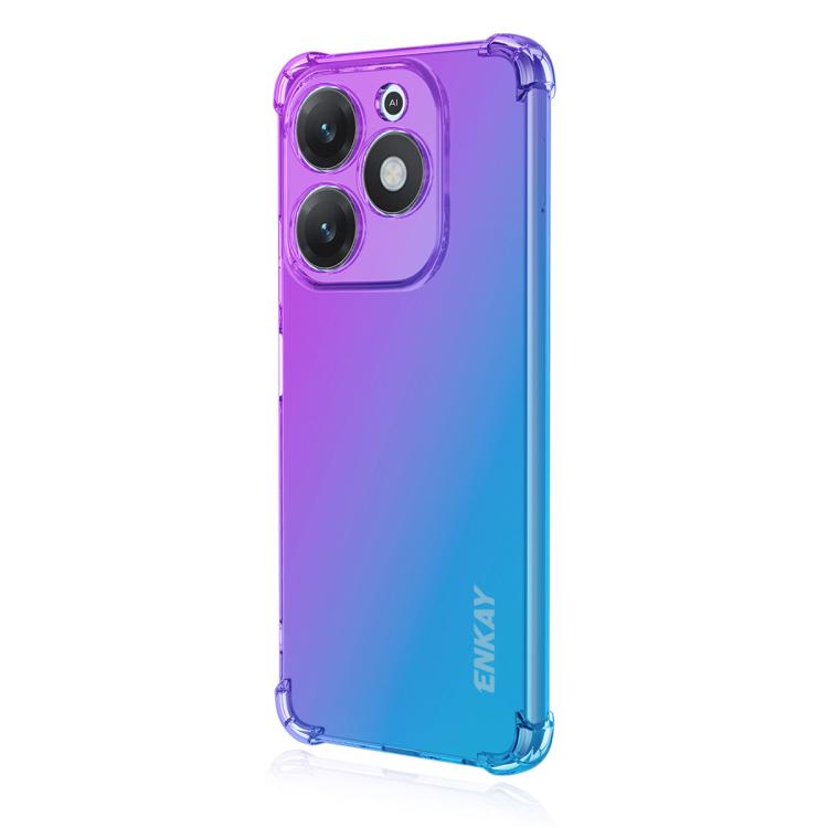 ENKAY Hat-Prince Gradient Airbag TPU Phone Case, For Tecno Spark 30 Pro 4G, For Tecno Spark 30 4G, For Tecno Spark 30C 4G, For Tecno Camon 30 Premier 5G, For Tecno Pova 6 5G, For Tecno Camon 30 4G, For Tecno Spark 20 Pro+ 4G, For Tecno Pova 5 4G       ...