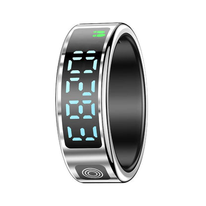 SR08 SIZE 10 Smart Ring, Support Hand Gestures Control / Health Monitoring / Multiple Sports Modes
