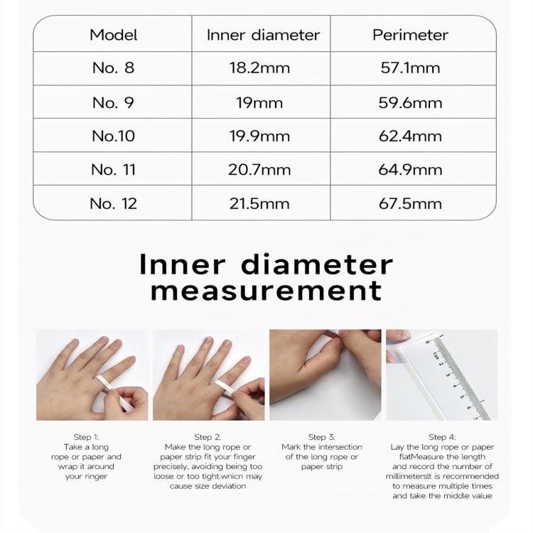 SR08 SIZE 10 Smart Ring, Support Hand Gestures Control / Health Monitoring / Multiple Sports Modes