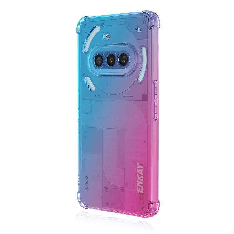 ENKAY Hat-Prince Gradient Airbag TPU Phone Case, For Nothing Phone 4a Pro, For Nothing Phone 4a, For Nothing Phone 3, For Nothing Phone 3a, For Nothing Phone 3a Pro