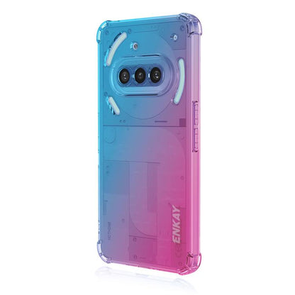 ENKAY Hat-Prince Gradient Airbag TPU Phone Case, For Nothing Phone 4a Pro, For Nothing Phone 4a, For Nothing Phone 3, For Nothing Phone 3a, For Nothing Phone 3a Pro