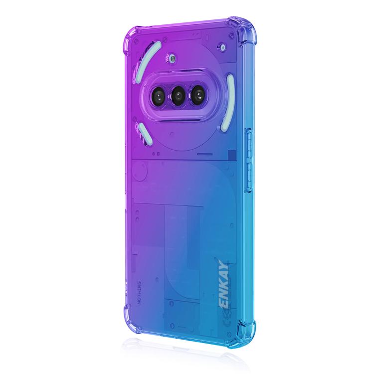 ENKAY Hat-Prince Gradient Airbag TPU Phone Case, For Nothing Phone 4a Pro, For Nothing Phone 4a, For Nothing Phone 3, For Nothing Phone 3a, For Nothing Phone 3a Pro